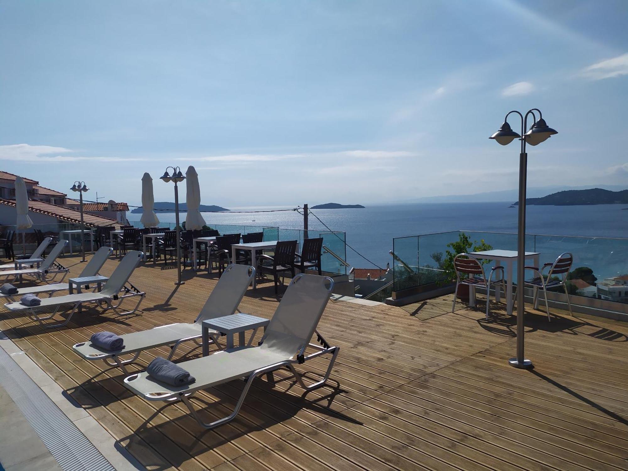 Poseidon Villas Skiathos Town Bagian luar foto