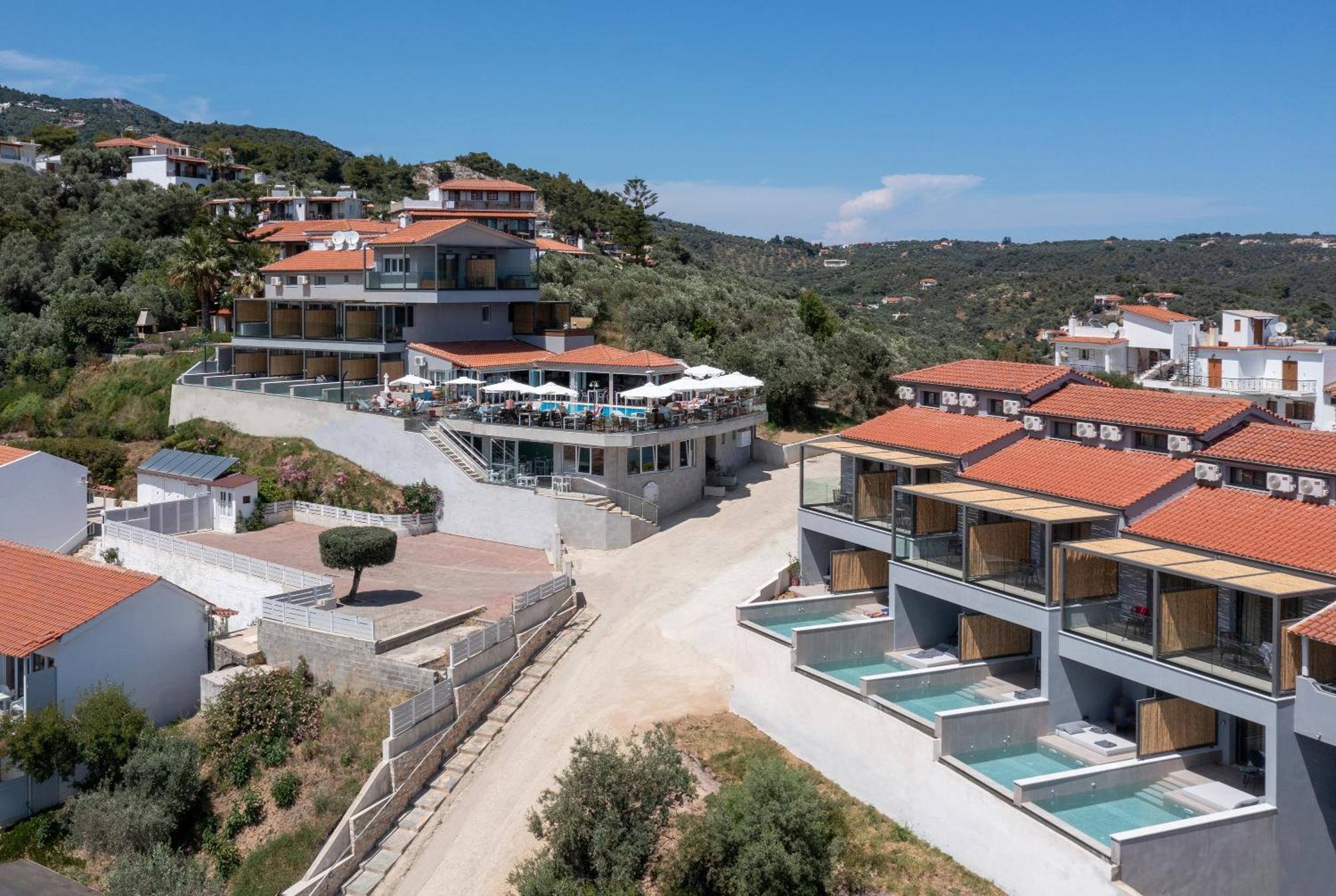 Poseidon Villas Skiathos Town Bagian luar foto